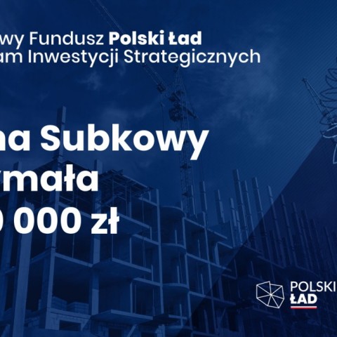 Powiększ obraz: Plakat dofinansowanie Polski Ład